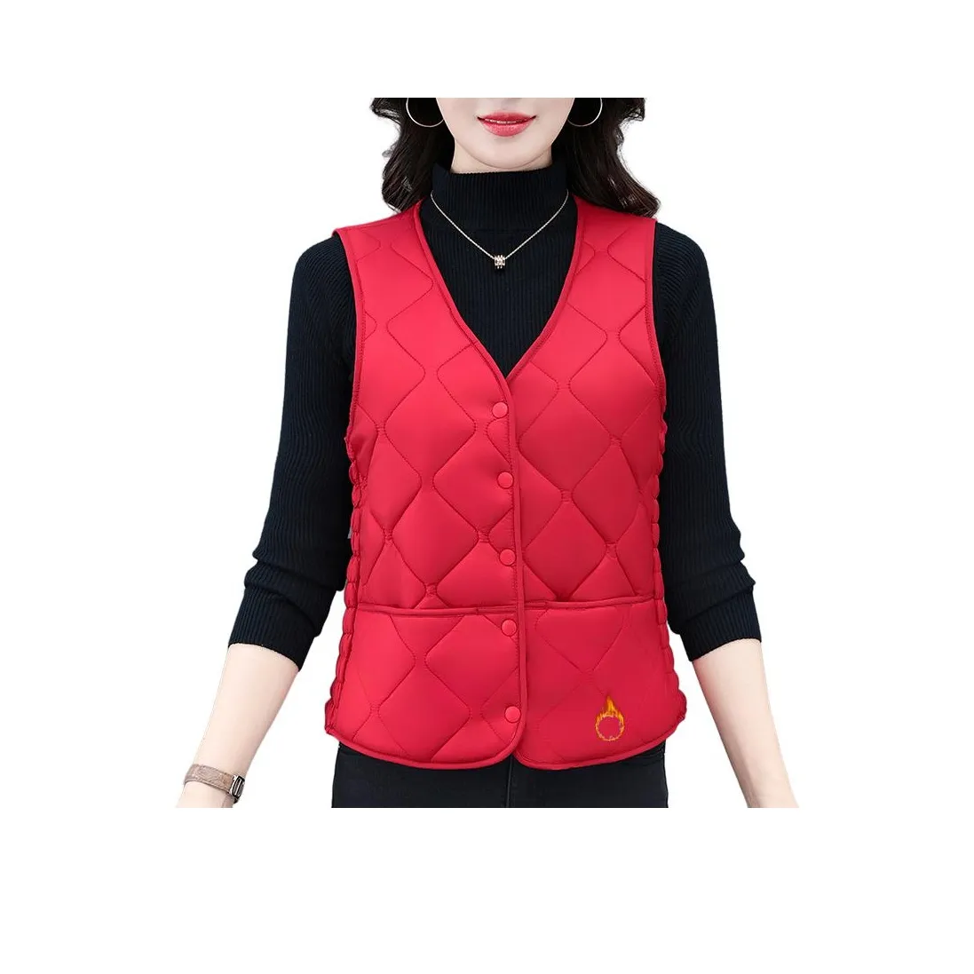 Left Bank V-Neck Хлопковый жилет Женские