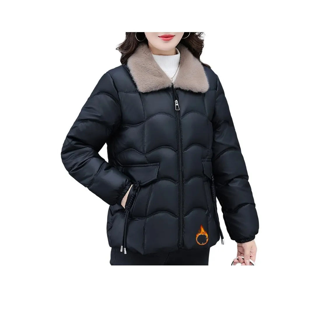 The Temptation Of The Muse Шерсть Ожерелье-чокер Пуховая куртка Женские