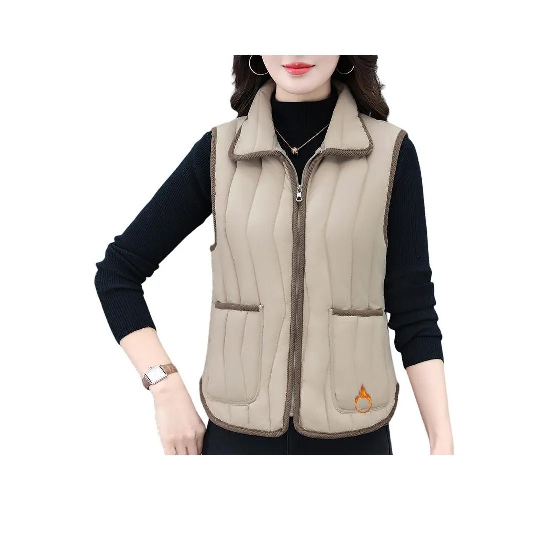 The Temptation Of The Muse Пуховый хлопковый жилет женский