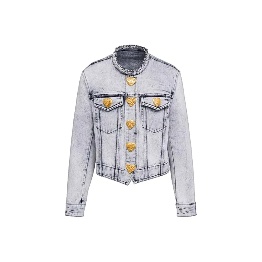 Laurence Chico Denim Короткое Пальто Унисекс