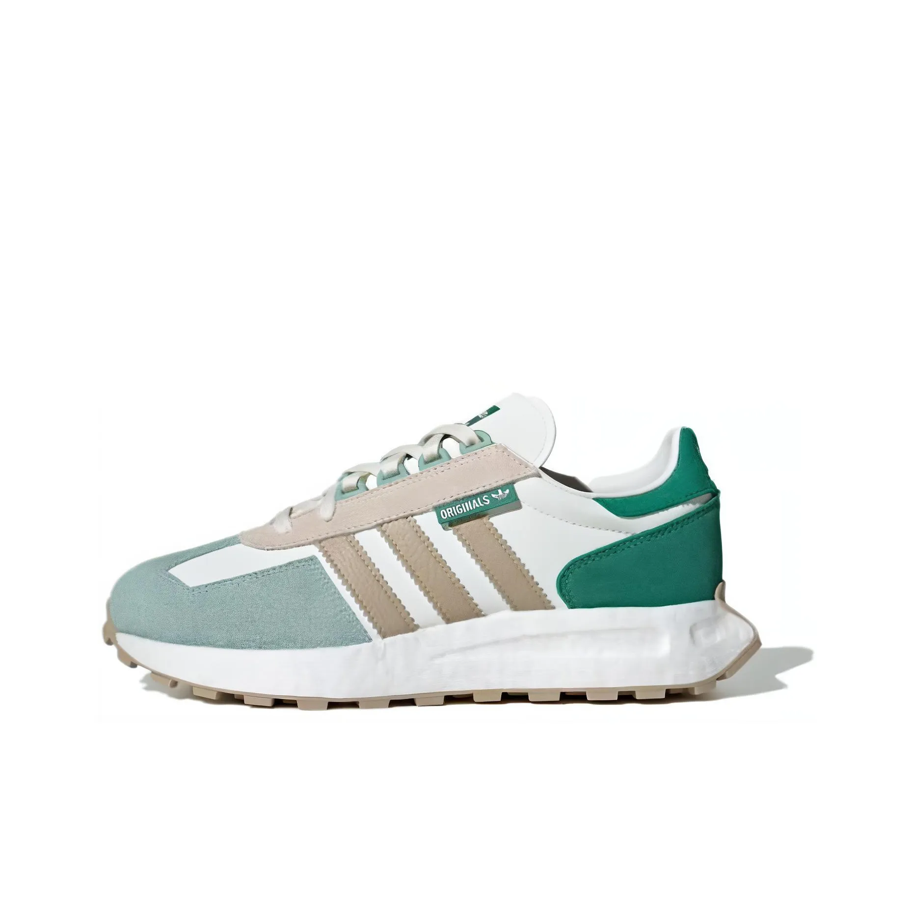 Adidas Originals Retropy E5 Low Топ Повседневная обувь Унисекс Бежевый Белый Зеленый