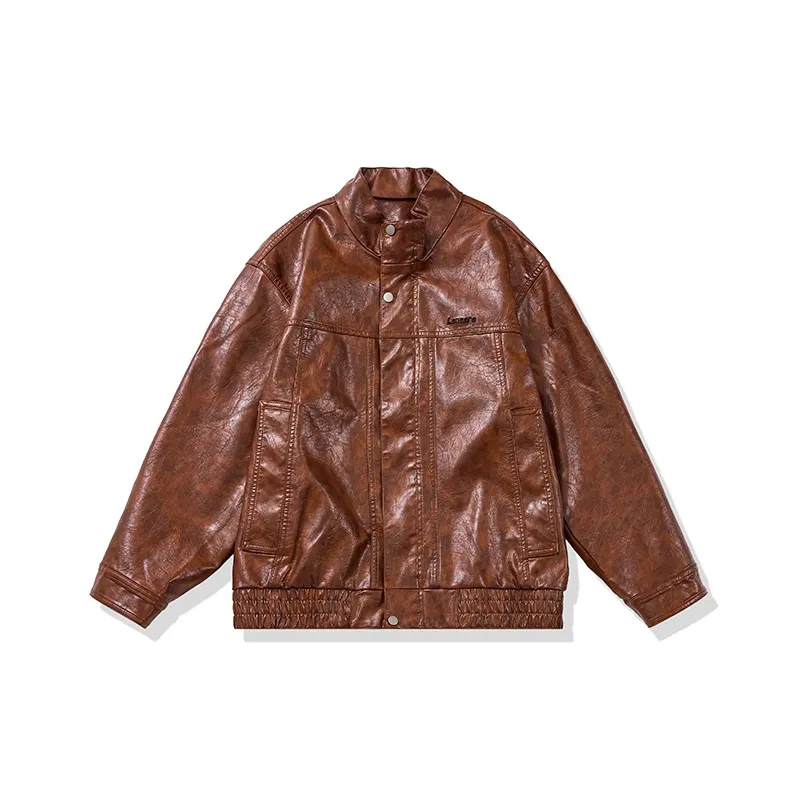 QIANJINNIU Кожа Куртка Мужская
