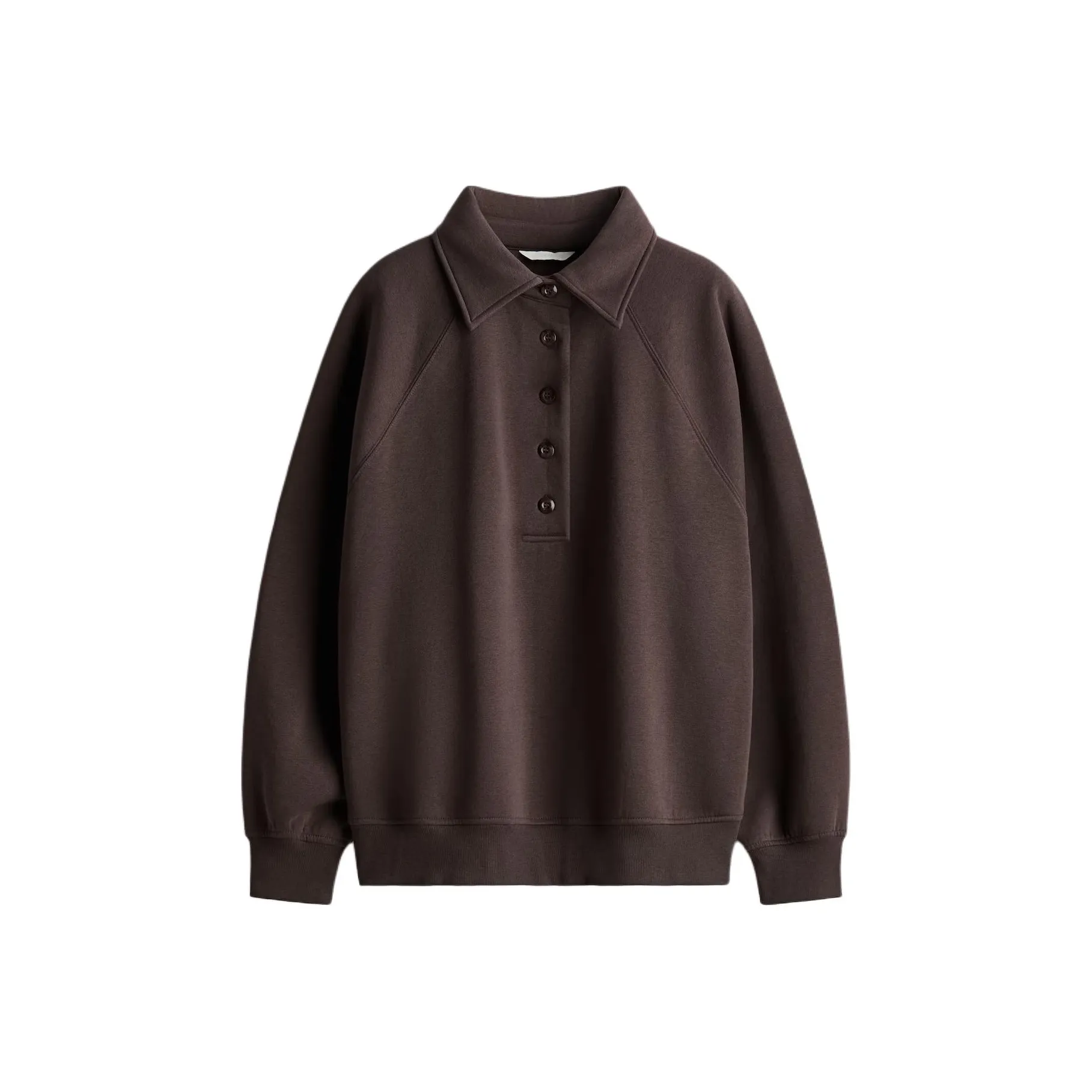 H M Темно-коричневые женские свитшоты