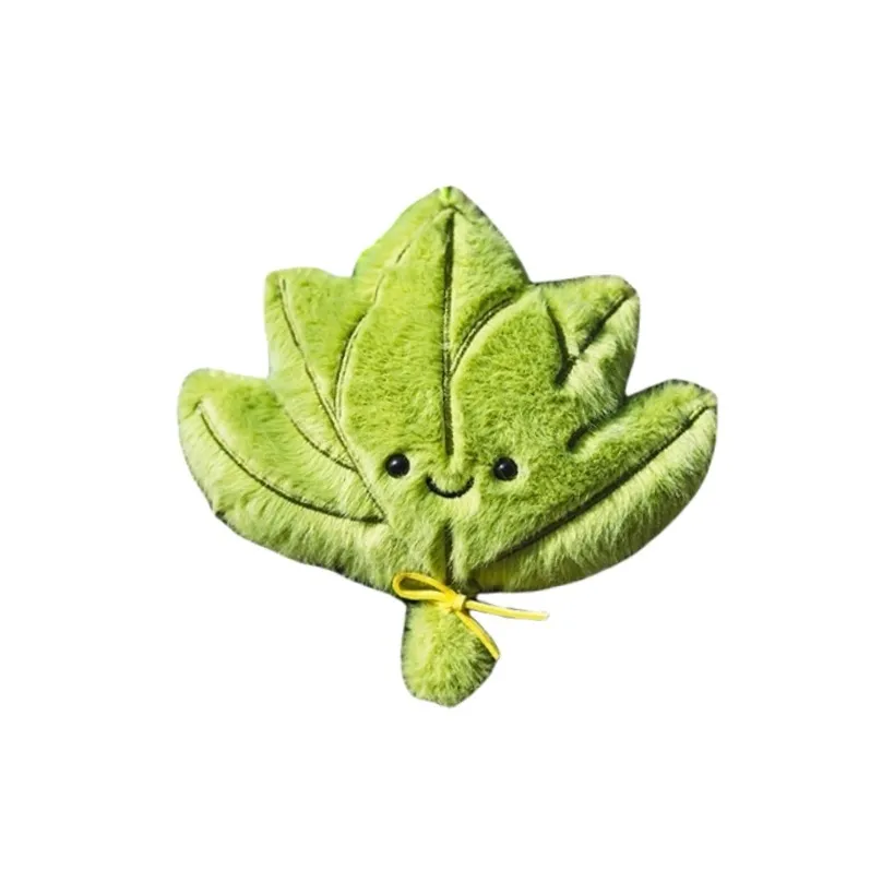 Princess Lovers Исцеление Series Зеленый Помело Лист Брелок Украшение Плюшевый Подвеска Высота 16 см