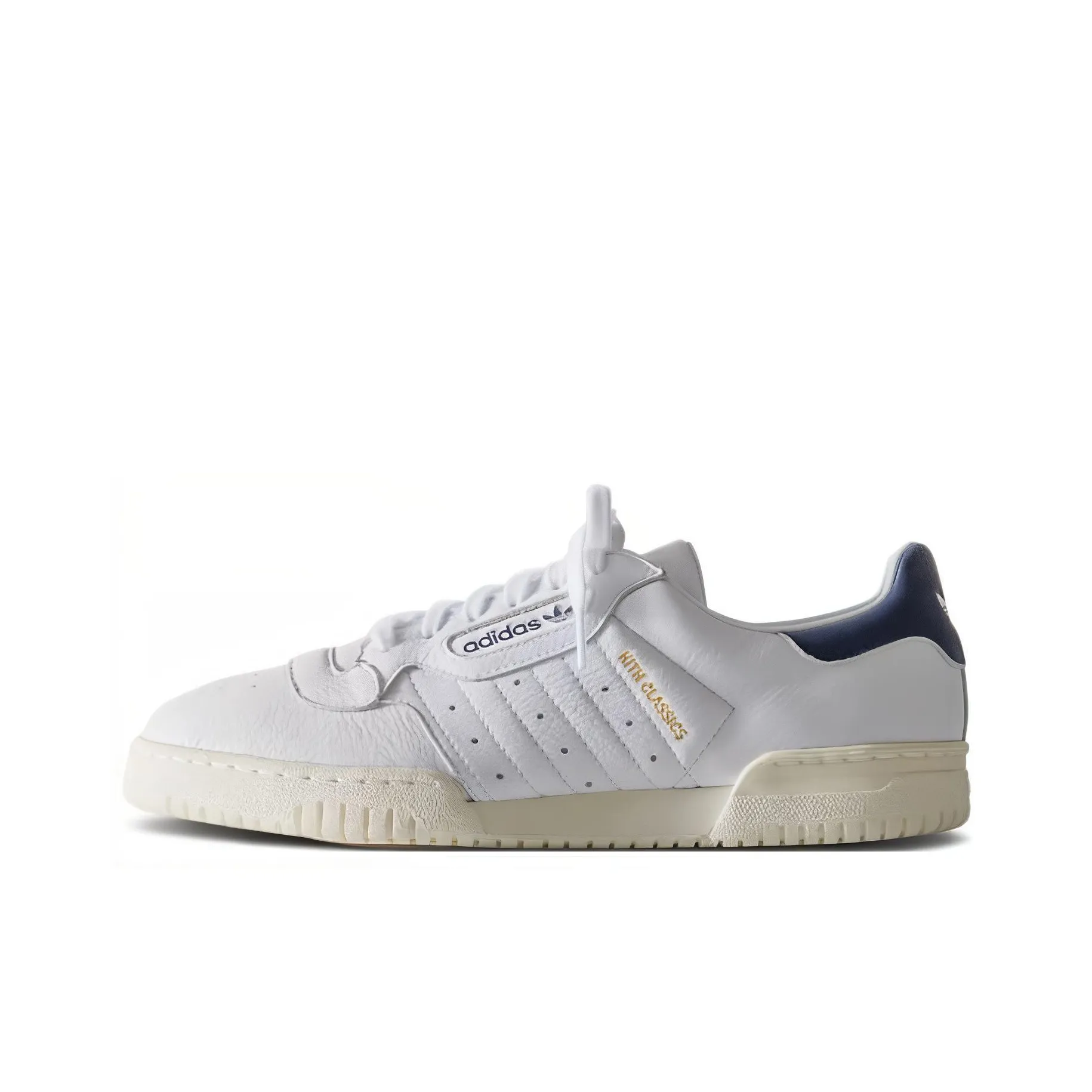 Adidas Originals x Kith Yeezy Powerphase Амортизация и Дышащий Низкий Топ Скейтборд Кроссовки Мужские Белый Синий