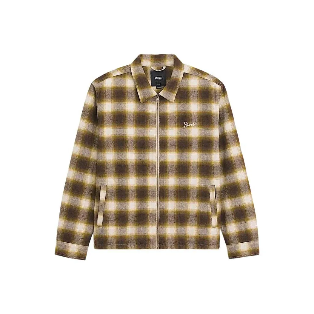 VANS Коричневый Желтый Мужские Рубашки
