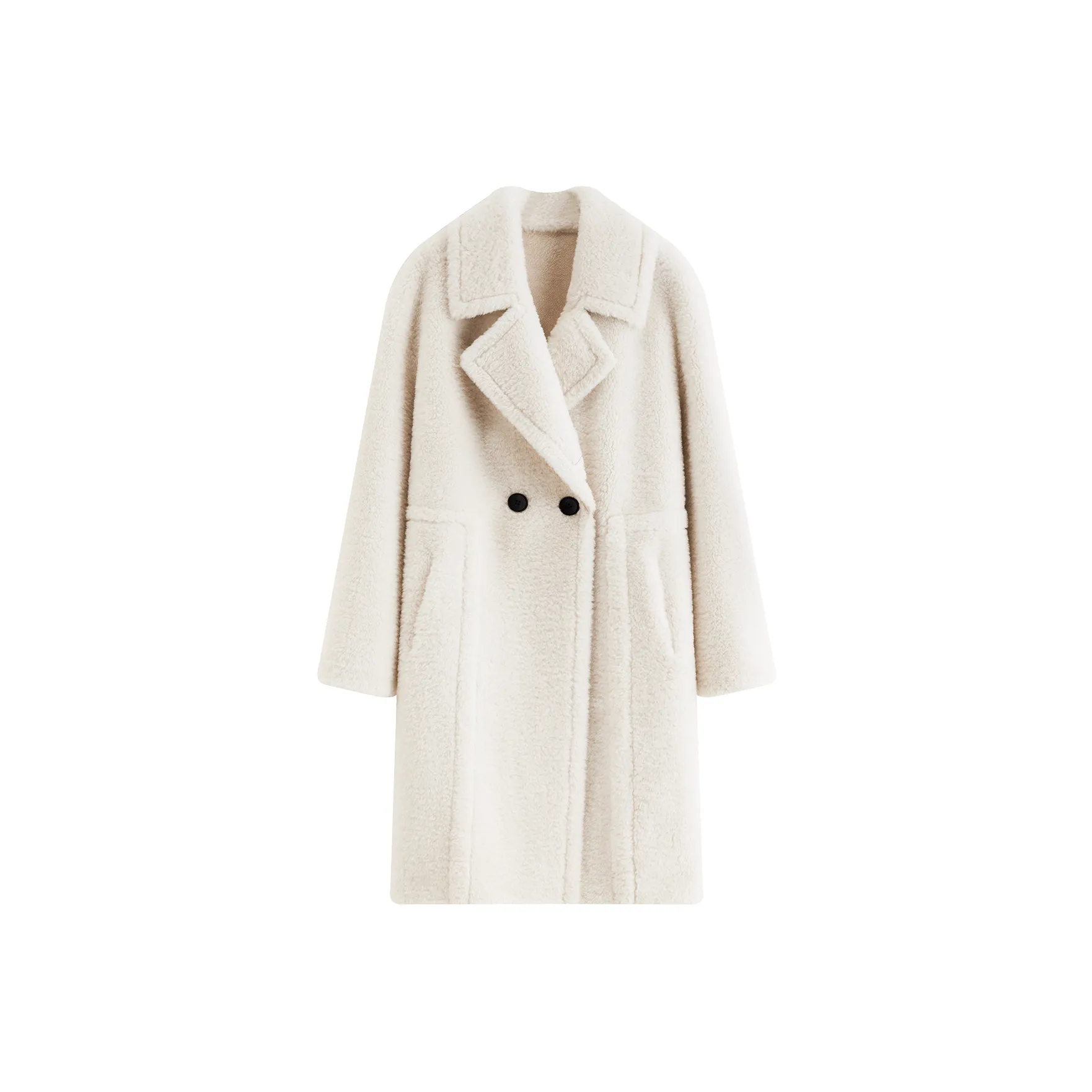 FANSILANEN Кремовый Бежевый Женское Пальто