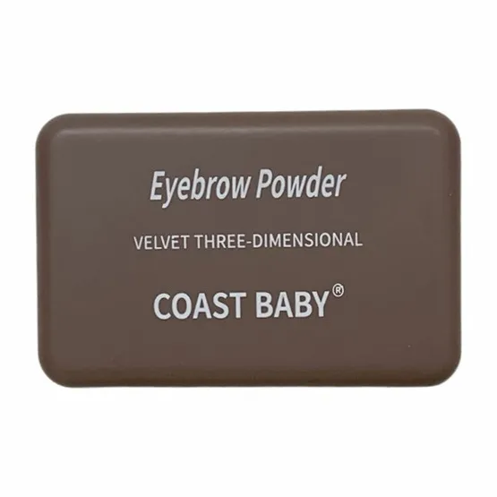 COAST BABY Велюр 3D-эффект Кисть для бровей Пудра Коричнево-черный Водонепроницаемый Длинный Долговечный Легко смешивается