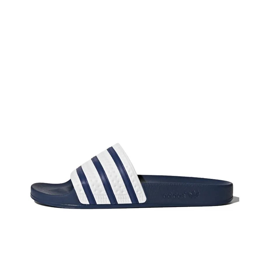 Adidas Originals Слайд с резиновым подошвой Унисекс Синий Белый