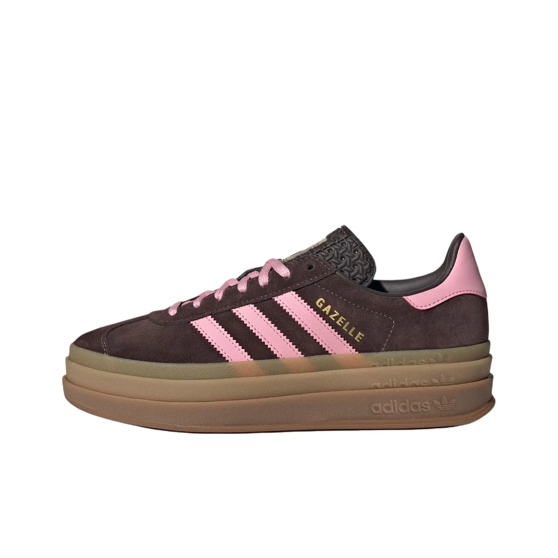 Adidas Originals GAZELLE BOLD Немецкие армейские кроссовки Женские Коричневый