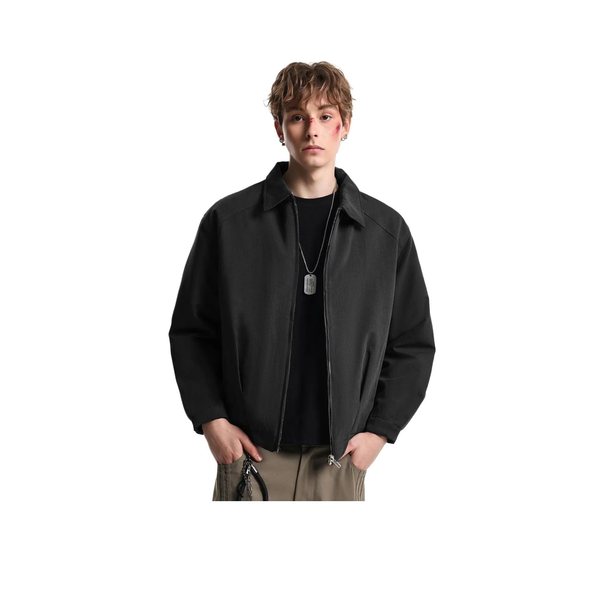 WOOD SOON Минималистский стиль Бизнес костюм Хлопковый пуховик Мужской