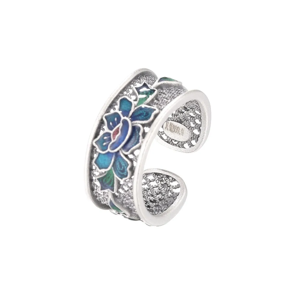 Clect 999,9 Foot Серебряные Кольца Женские