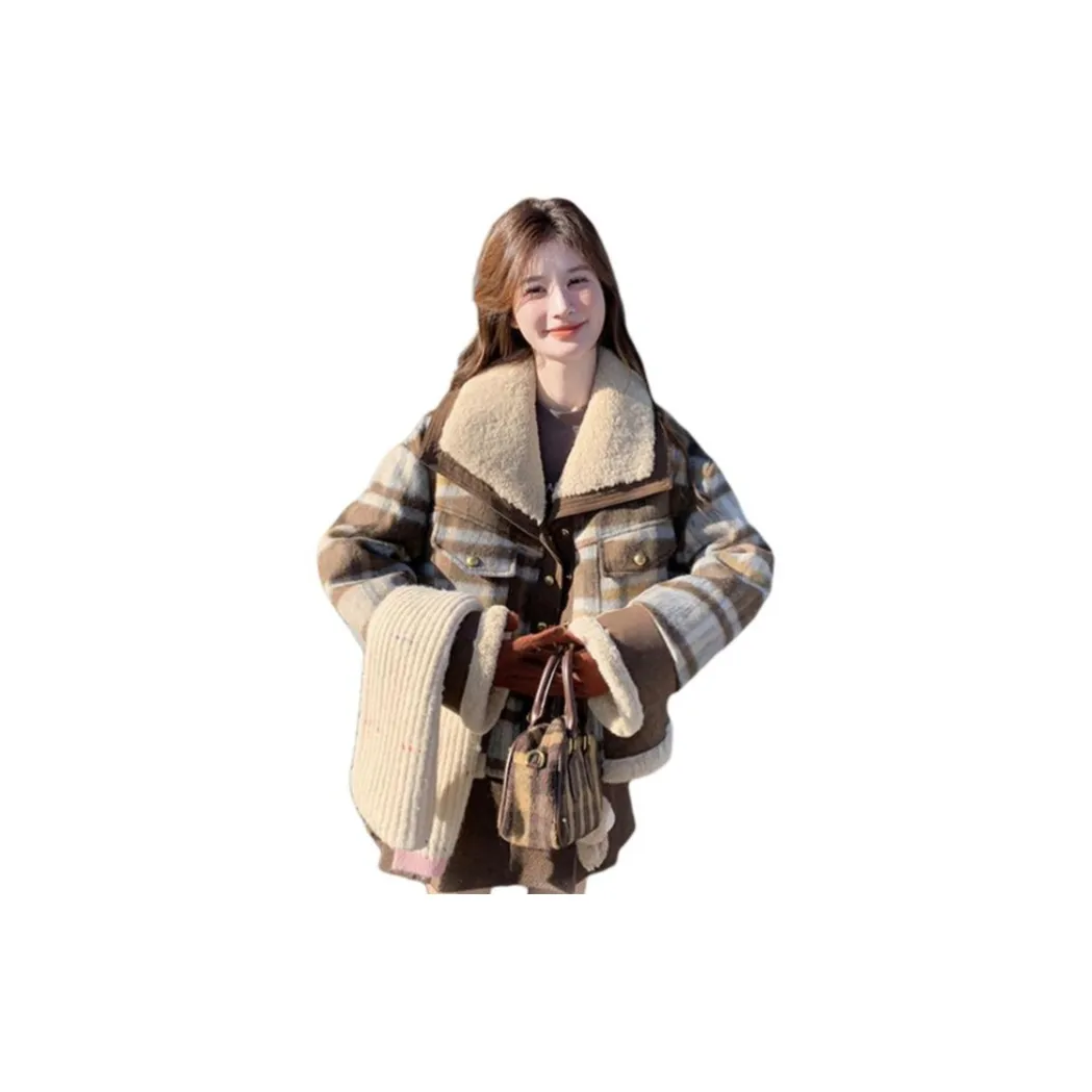 MUCCHIC Кофе Женские пуховики