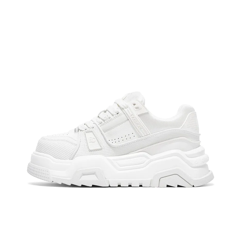 BAOZAOGONGYANG Платформа Пухлые туфли Устойчивые к истиранию Увеличение высоты Низкий Топ Повседневная обувь Мужская