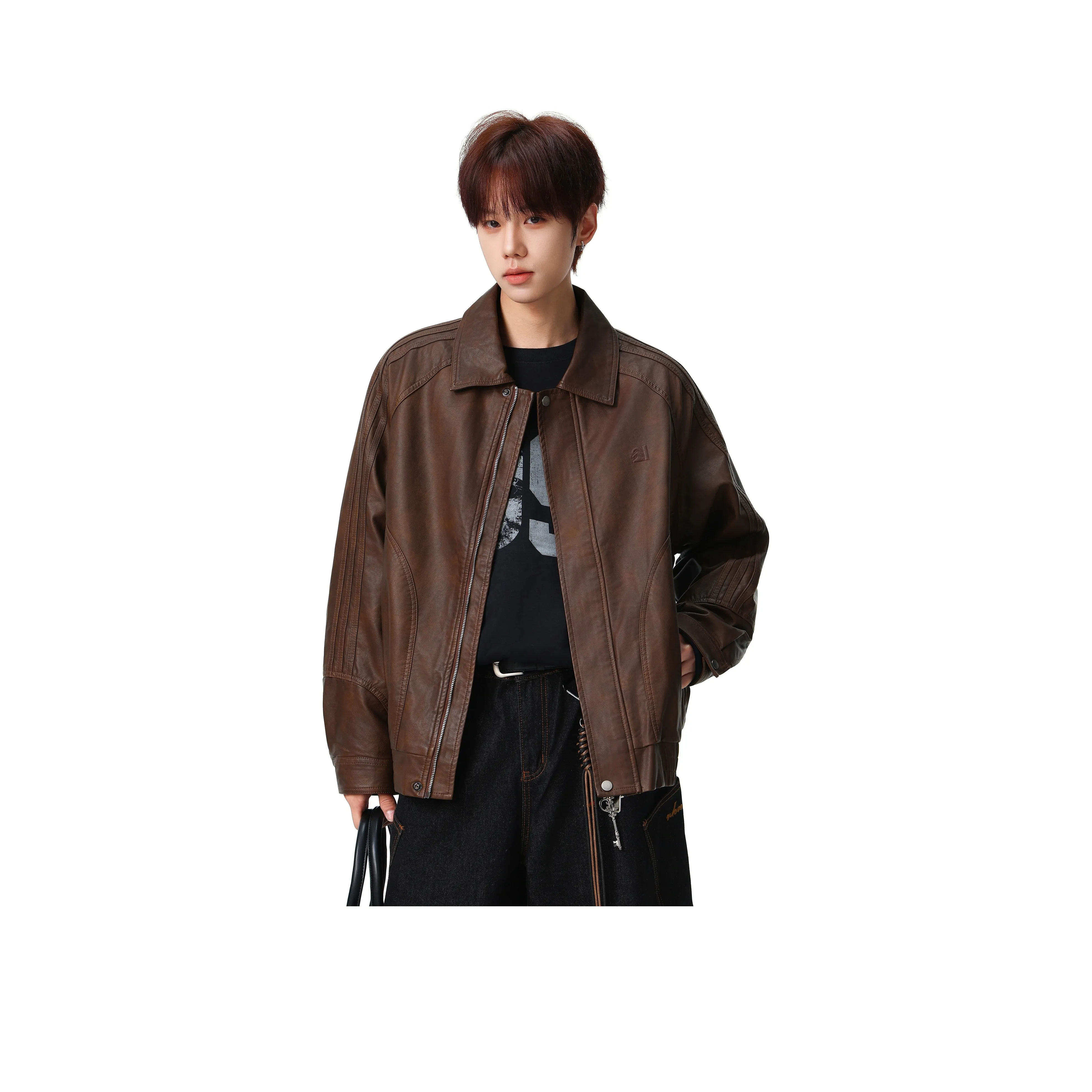 JUNGLE PANDA Кожа Куртка Унисекс