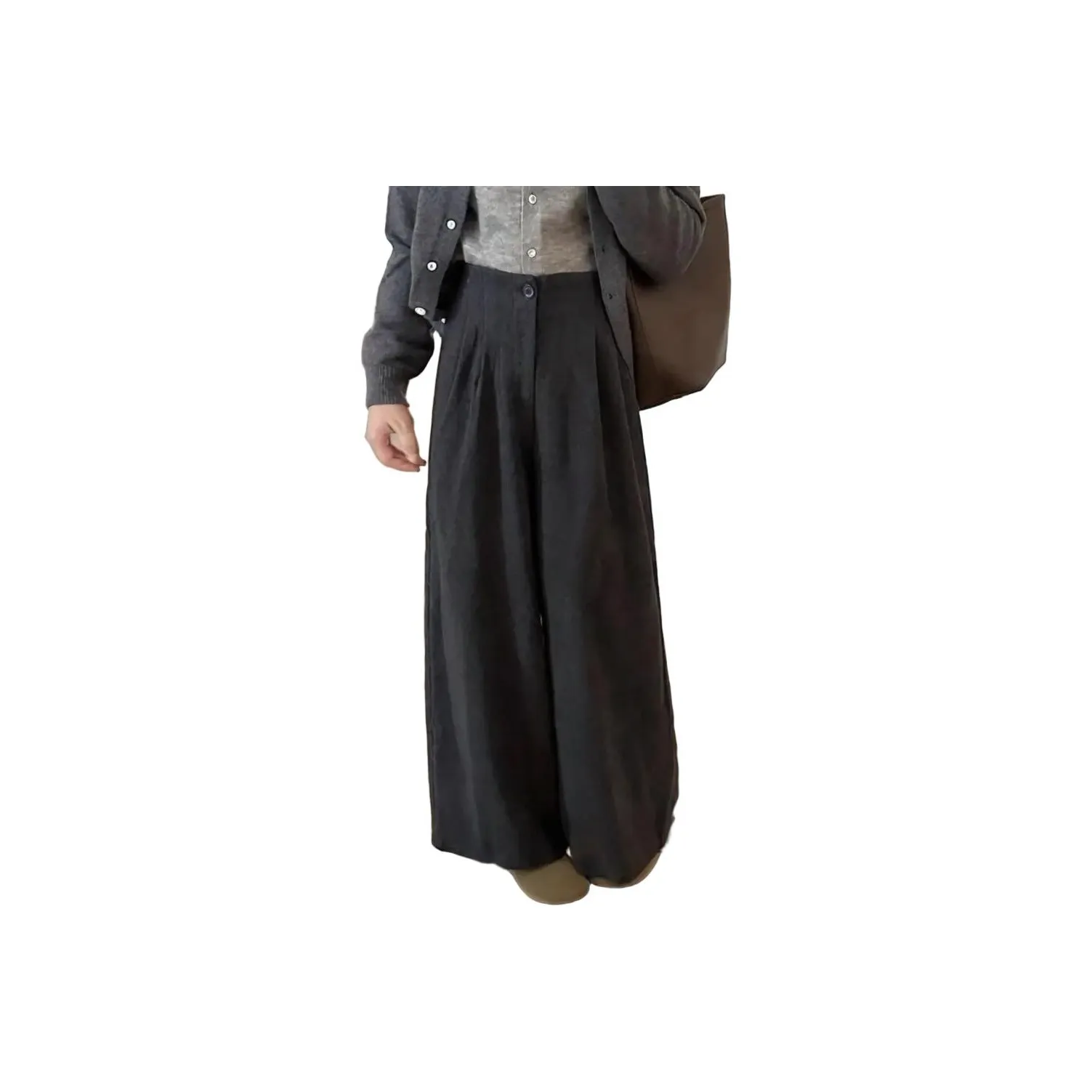 FLIM Темно-серый с флисовой подкладкой женские повседневные штаны