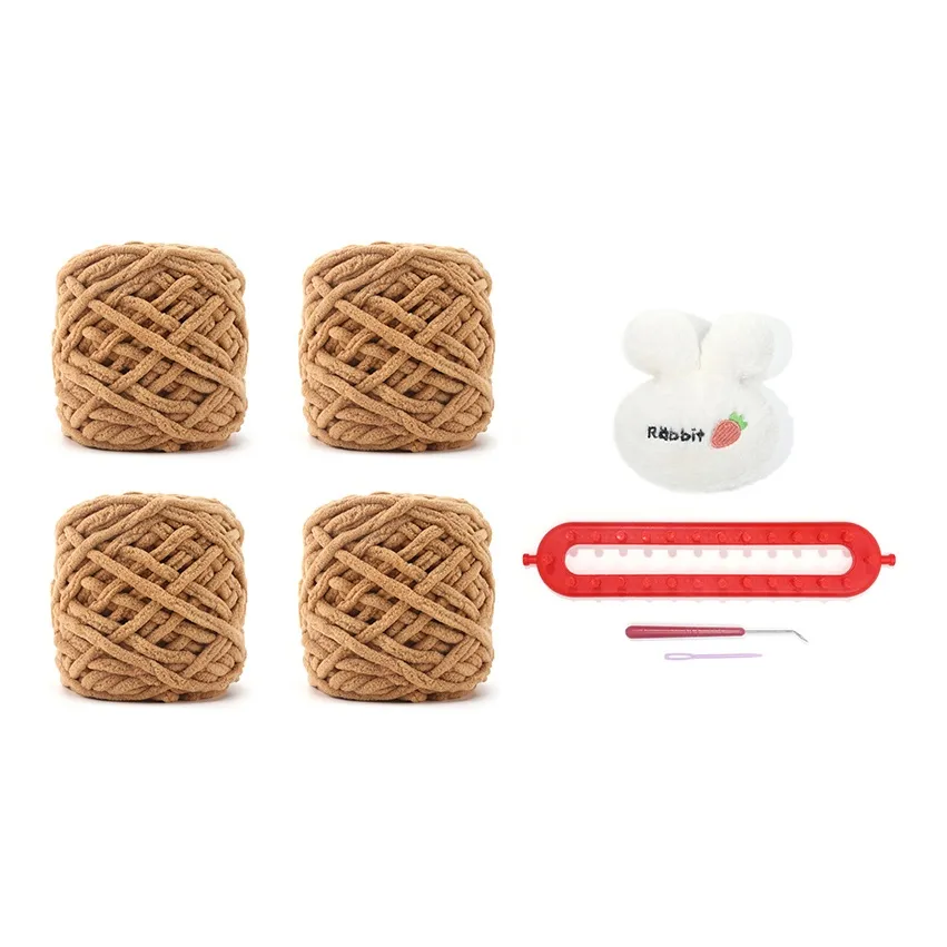 Fortune Horse Полиэстер Мягкая кожа Дружелюбный Универсальный Трикотажная ткань Пряжа Плюшевый Шарф Унисекс