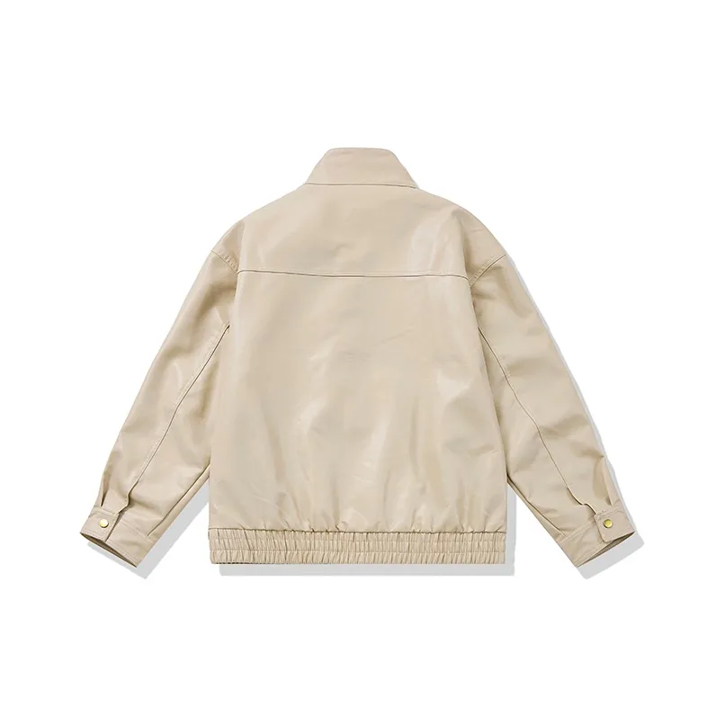 QIANJINNIU Кожа Куртка Мужская