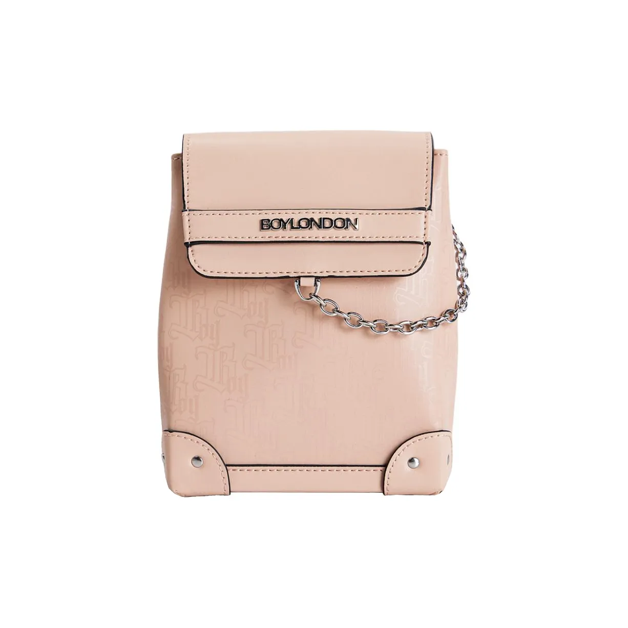 Boy London ПУ (полиуретан) Сумка через плечо Маленькая Женская Розовая