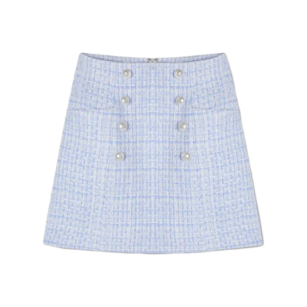 Karl Lagerfeld Повседневные короткие юбки Женские Светло-синие