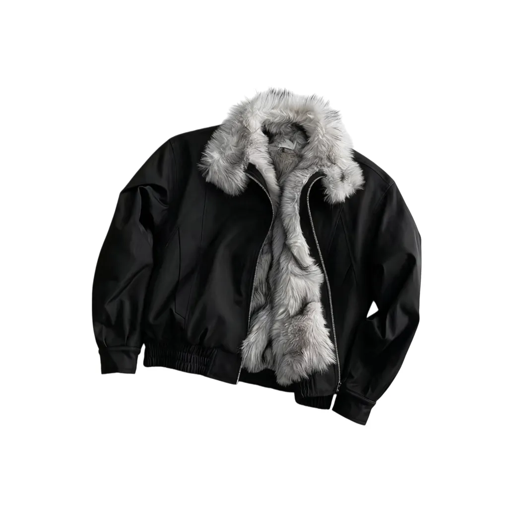 CAT'S PAW Черный флис с подкладкой унисекс пуховики