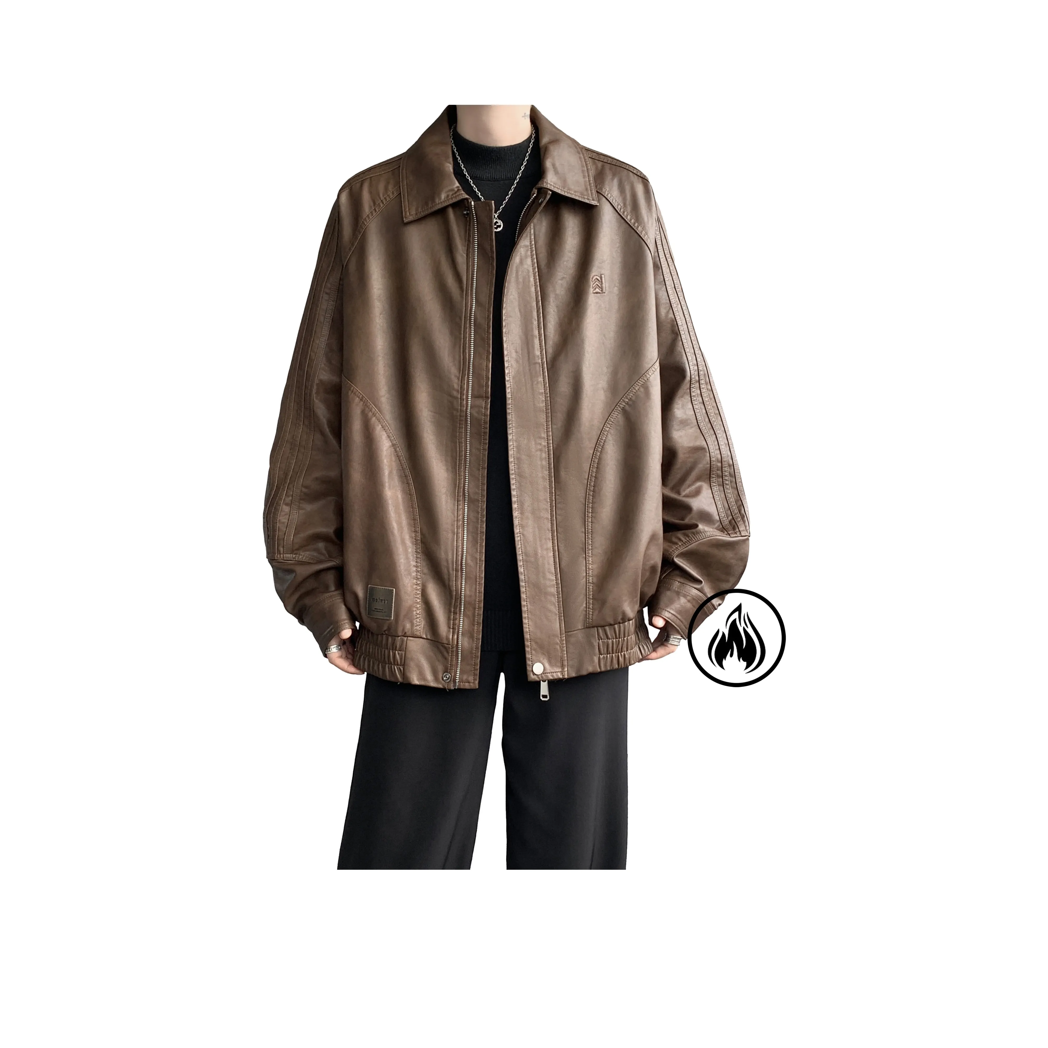 JUNGLE PANDA Кожа Куртка Унисекс