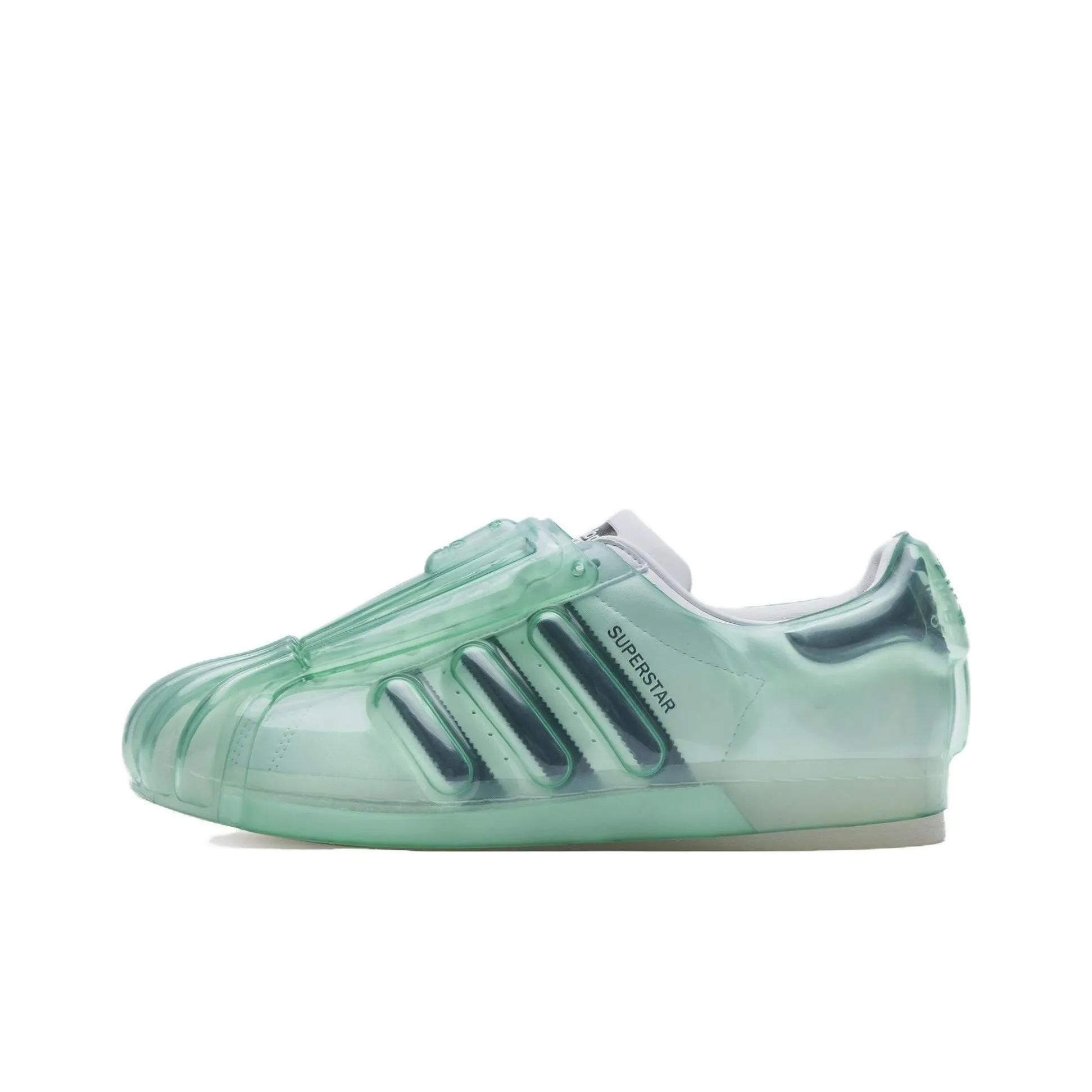 Adidas Originals Superstar Bubble Shell Head Устойчивые к истиранию Низкие Скейтбординг Кроссовки Мужские Зеленые