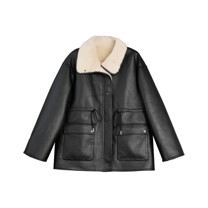 ELLE Черный Женские Меховые изделия