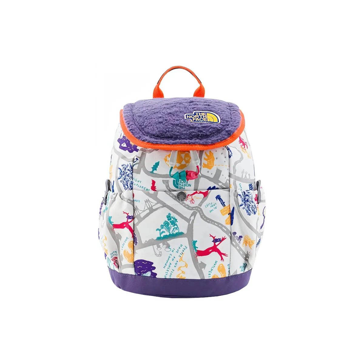 The North Face 10L Outdoor Backpack Сумка Полиэстер Темный Azure Фиолетовый Детский