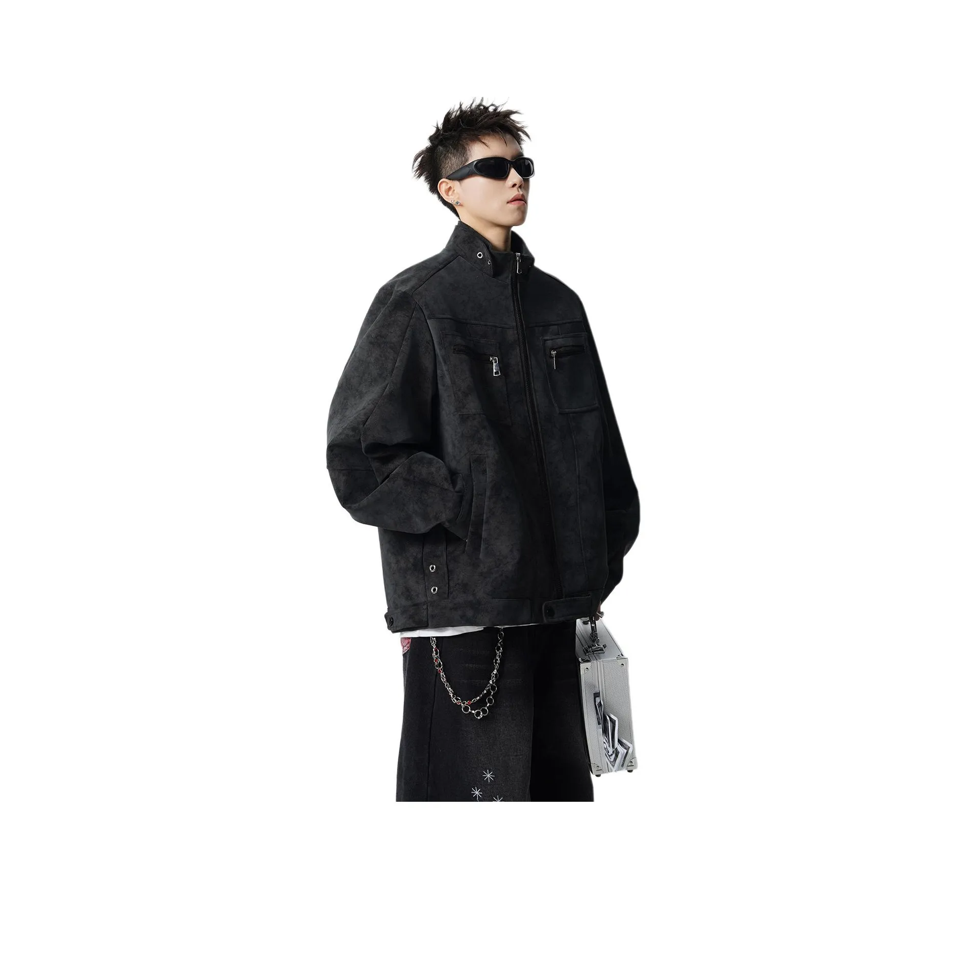 Evil Lions Кожа Куртка Унисекс