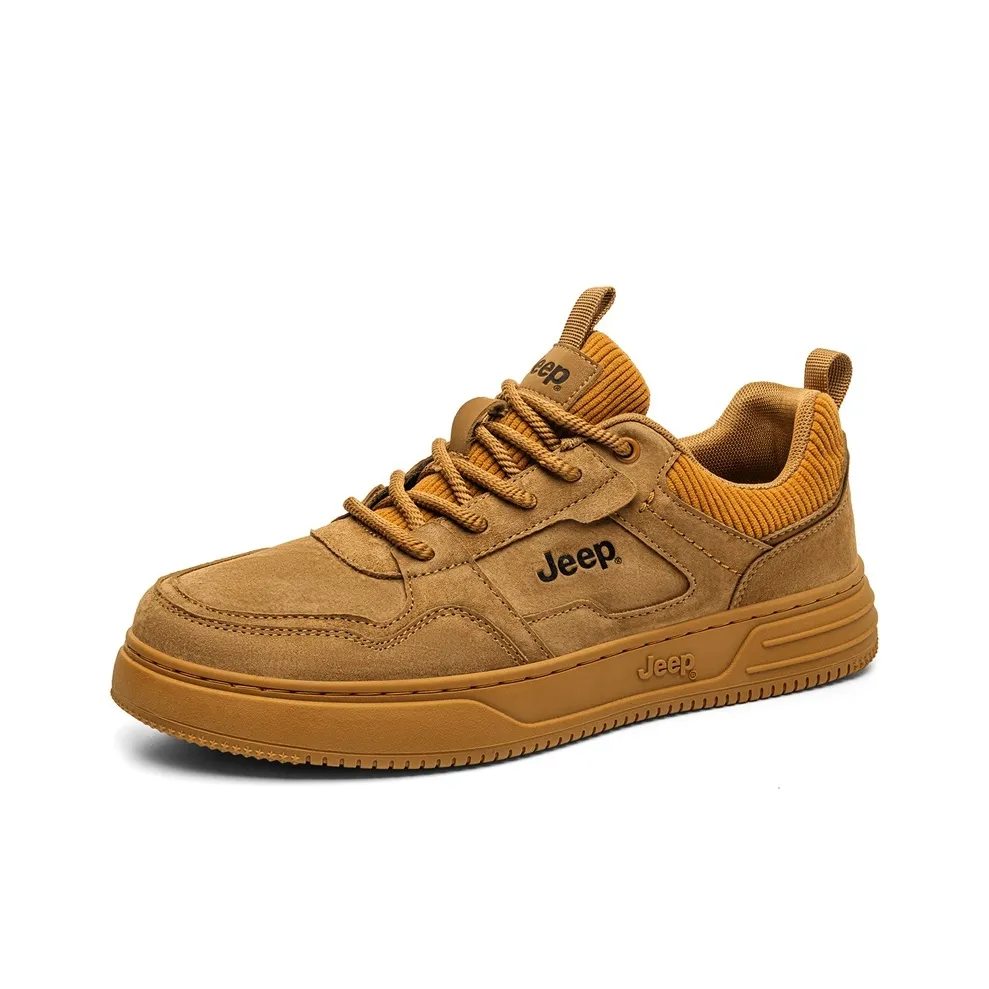 Jeep Classic Vintage Мода Амортизация Устойчивость к истиранию Легкий Противоскользящий Низкий Топ Скейтборд Кроссовки Мужские