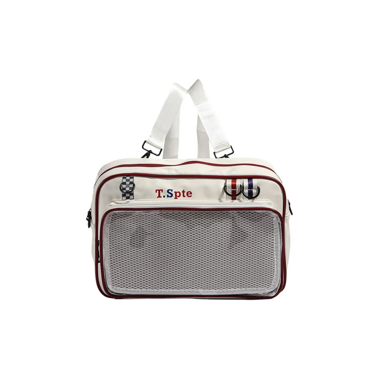 TAKI Цветовой блок Стильный Кукольный Сумка Значок Сумка через плечо Ит-Сумка Унисекс