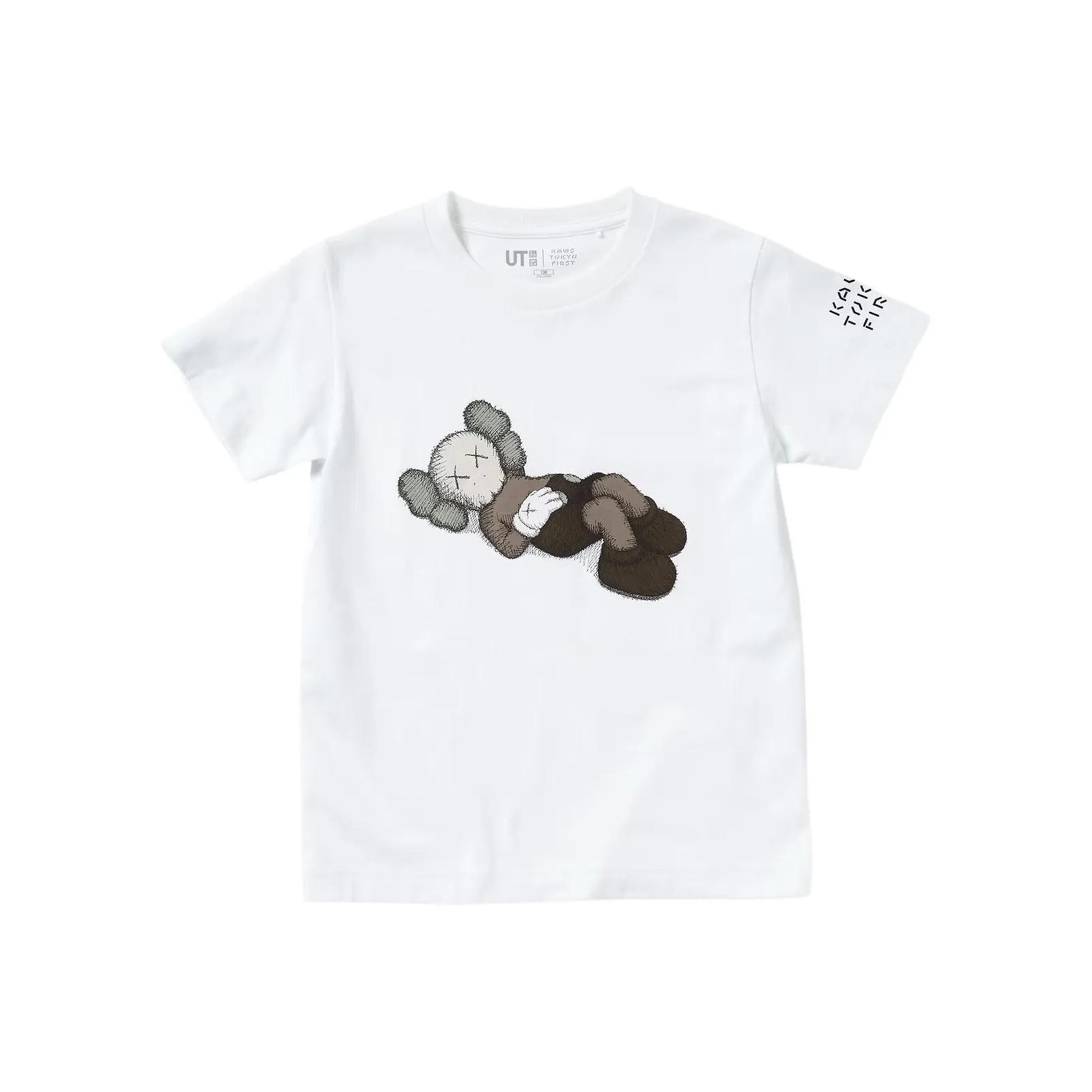 UNIQLO KAWS Collaboration Collection T-Shirt Белый Детский