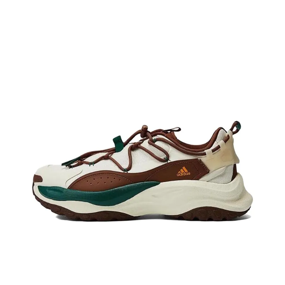 Adidas Maxxwavy Аbrasion Resistant Низкий Топ Повседневные Беговые кроссовки Унисекс Белый Коричневый