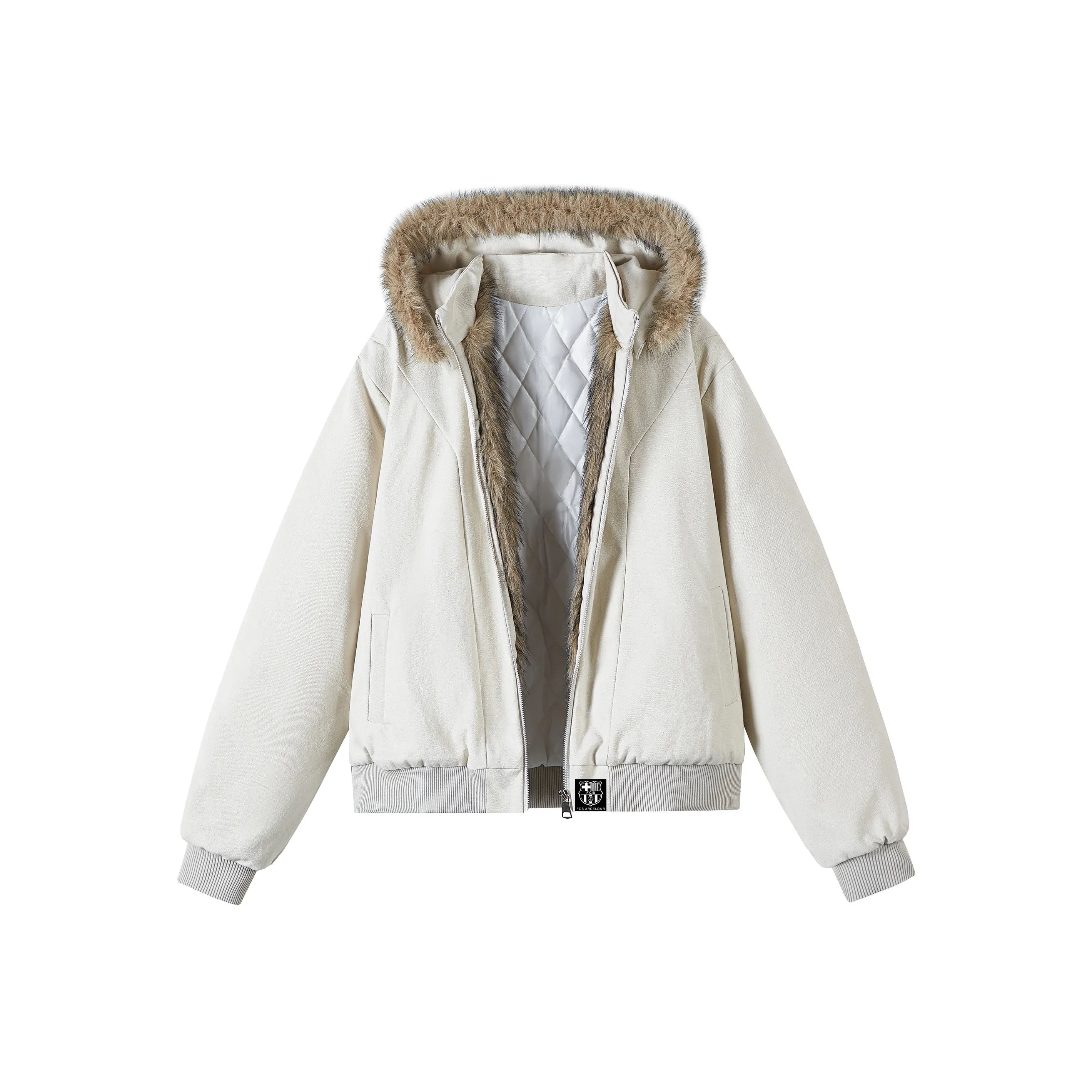 FCB ARCELONA Хлопковый пуховик унисекс