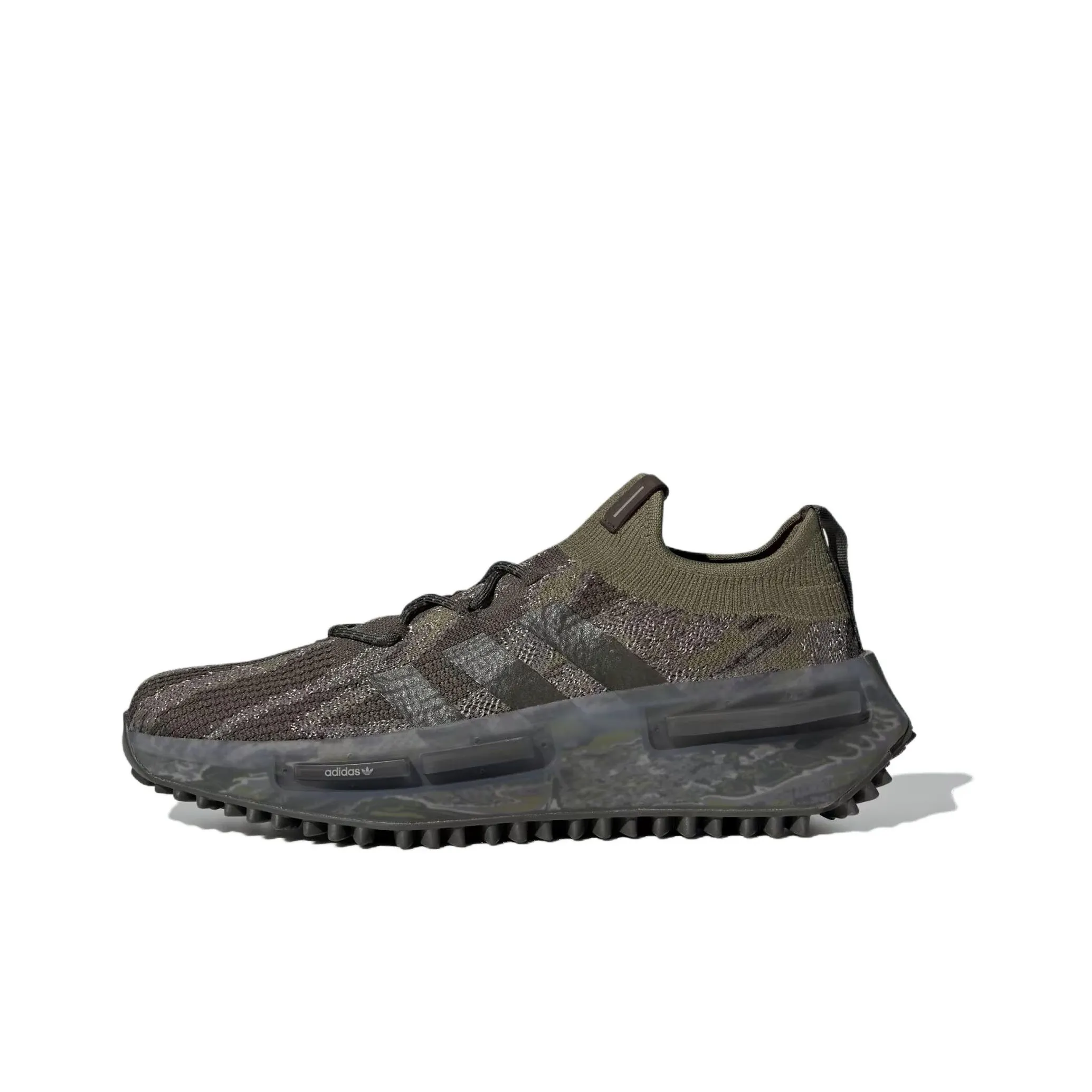 Adidas Originals NMD S1 Амортизация Износостойкий Низкий Топ Повседневная Обувь Мужская Темно-Зеленая