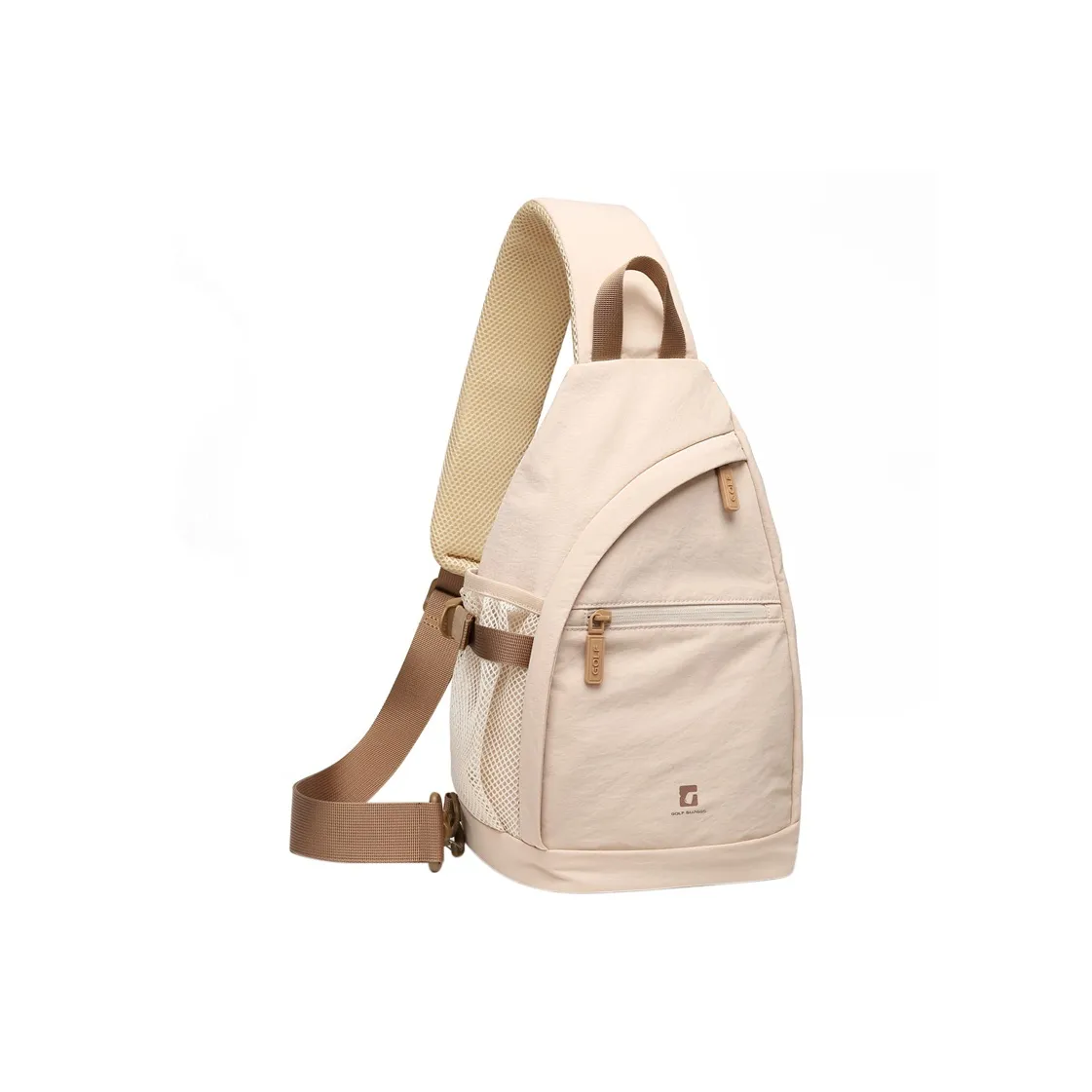 GOLF Ткань Sling Сумка Стандартная Унисекс Черный Светлый Абрикос