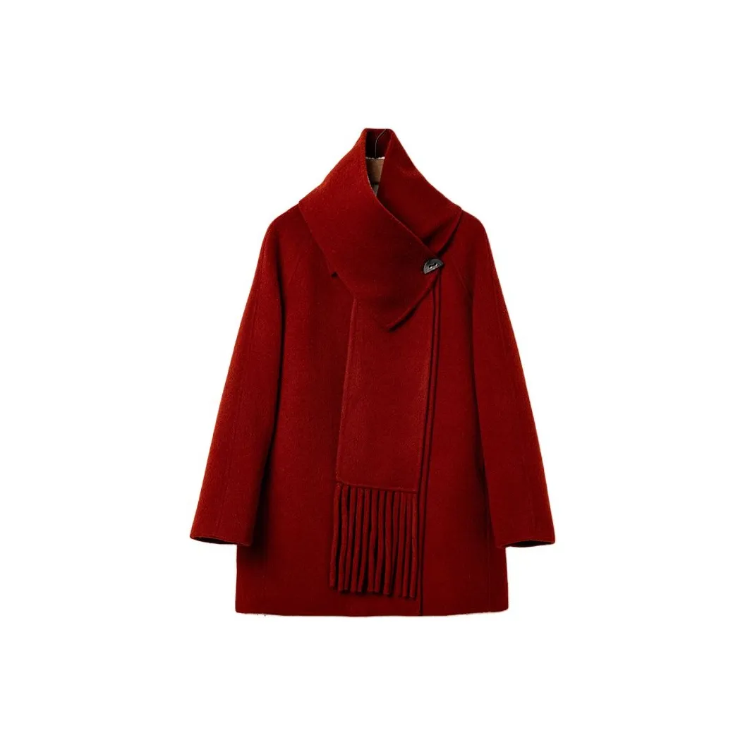DITB CARTIER Red Women's Coat DITB CARTIER Красный Женское Пальто
