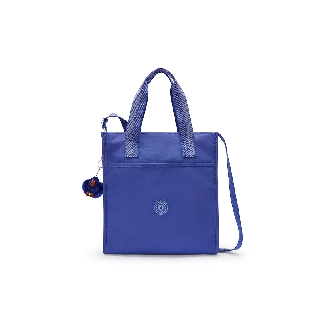 Kipling Полиамид Одно Плечо Сумка Большая Женская Королевский Синий