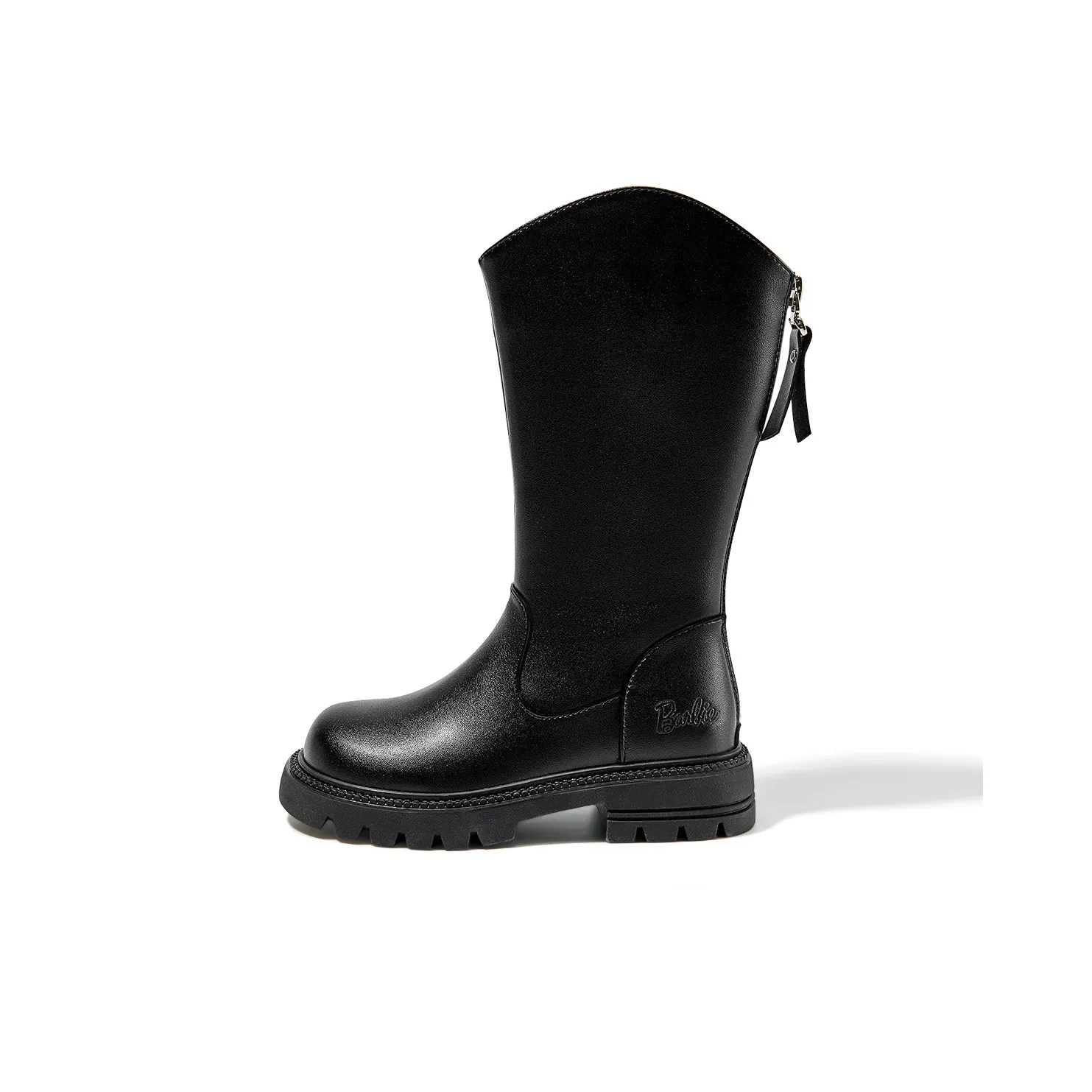 Барби Детские кожаные сапоги Черный Kids