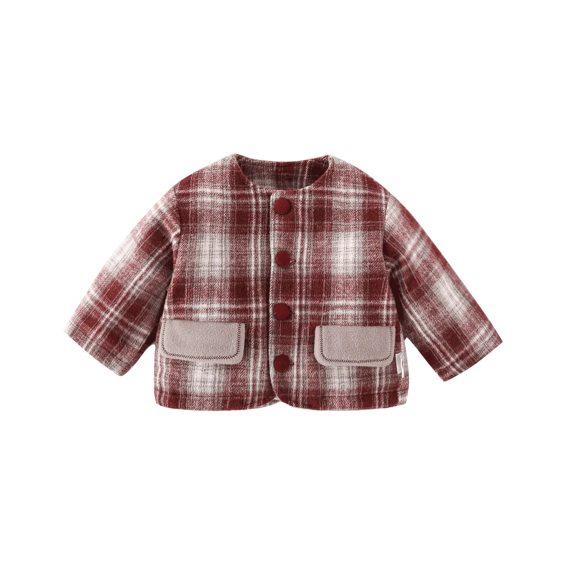 MAMIMAKA Клетчатый Стандартное издание Малыш Топ Зимний Infant And Toddler