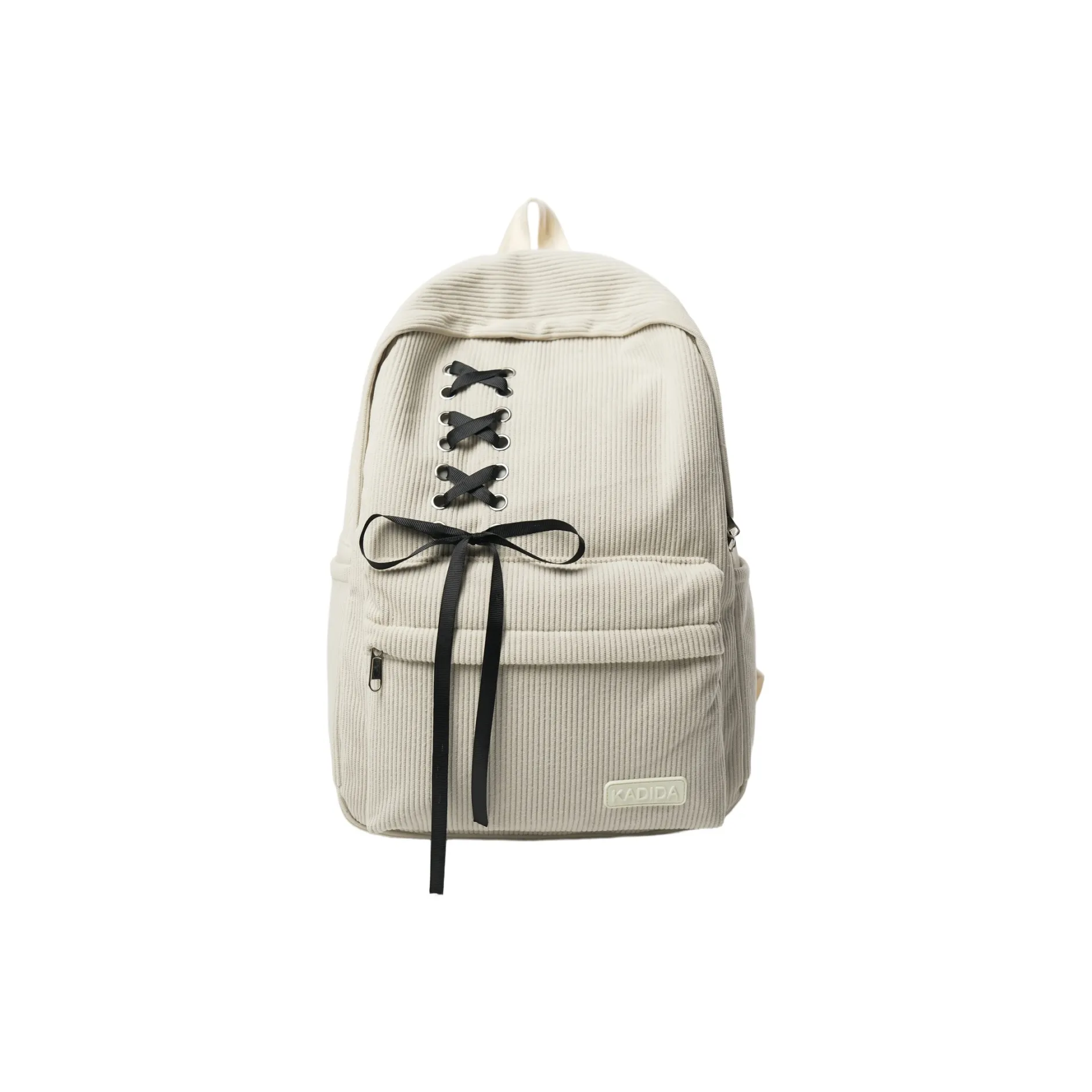 Xmithie Вельвет Рюкзак Стандартный Унисекс Белый Черный Серый Хаки Зеленый