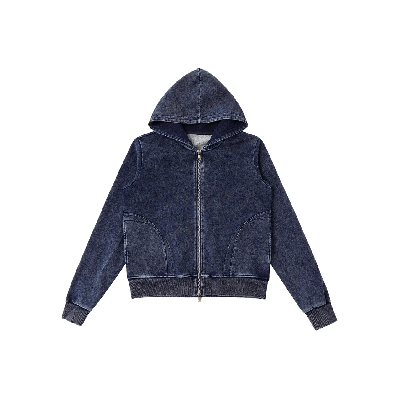 FAIRFAFO Темно-синий женский джинсовые куртки