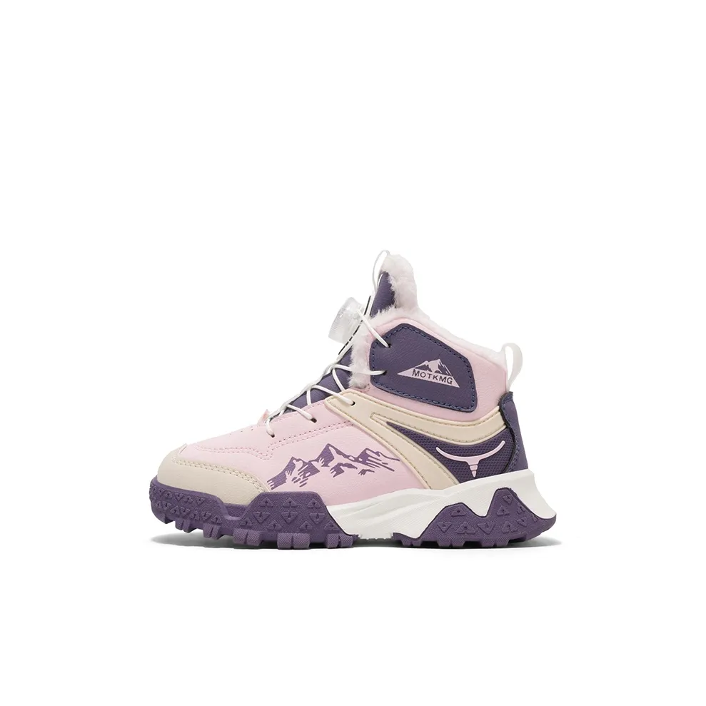 Garfield Термический Поддержка Легкий Амортизация Водонепроницаемый Противоскользящий Анти-KICK MID Верх Снежные ботинки Детские