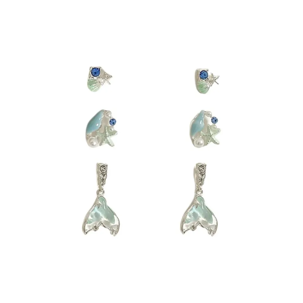 NSAOT Сплав Серьги-гвоздики Женские