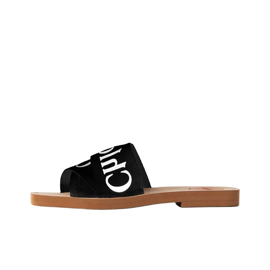 Chloe Woody Слипоны Женские Черные