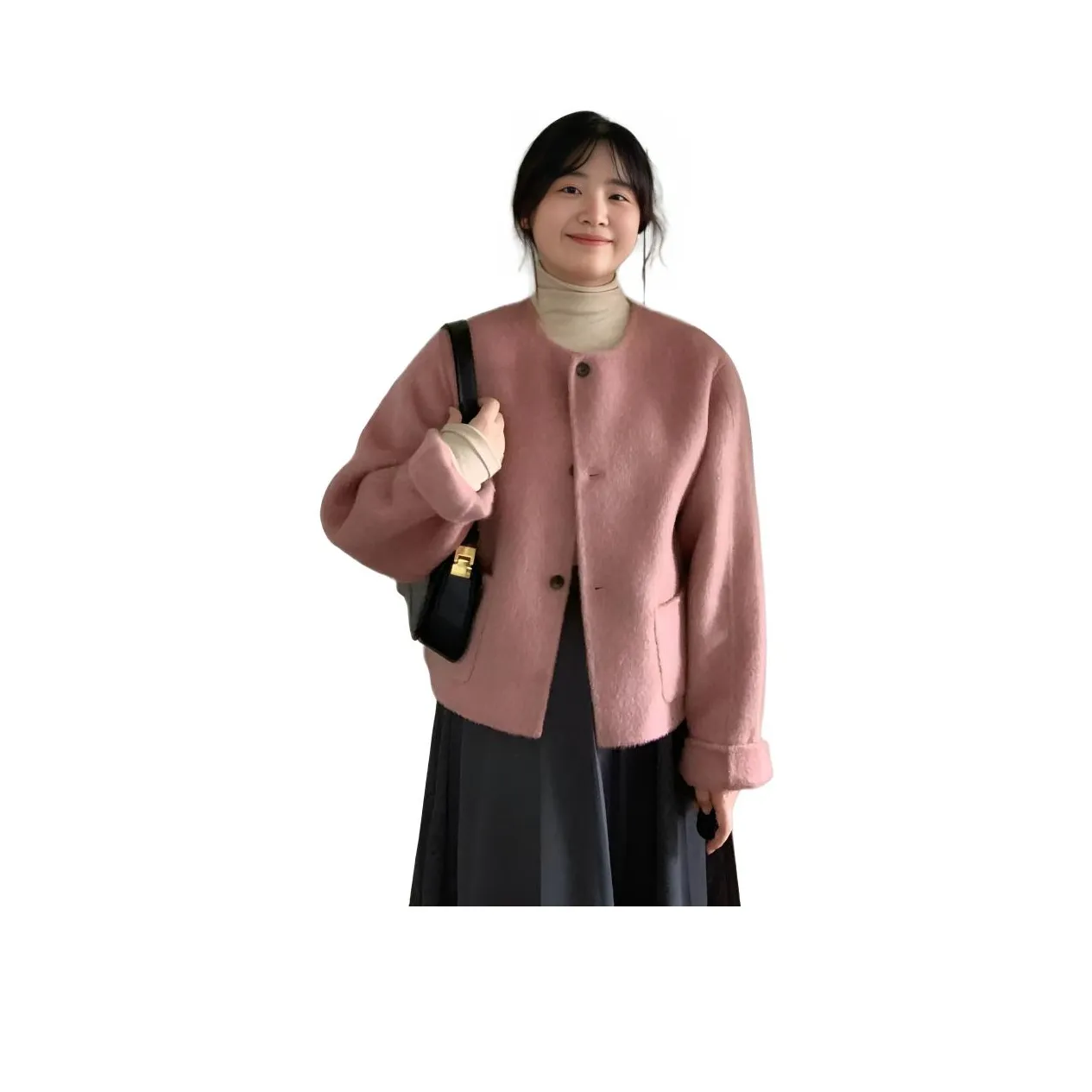 VENICEW Розовый Пальто Включает VN Бренд Наклейка Женские Пальто