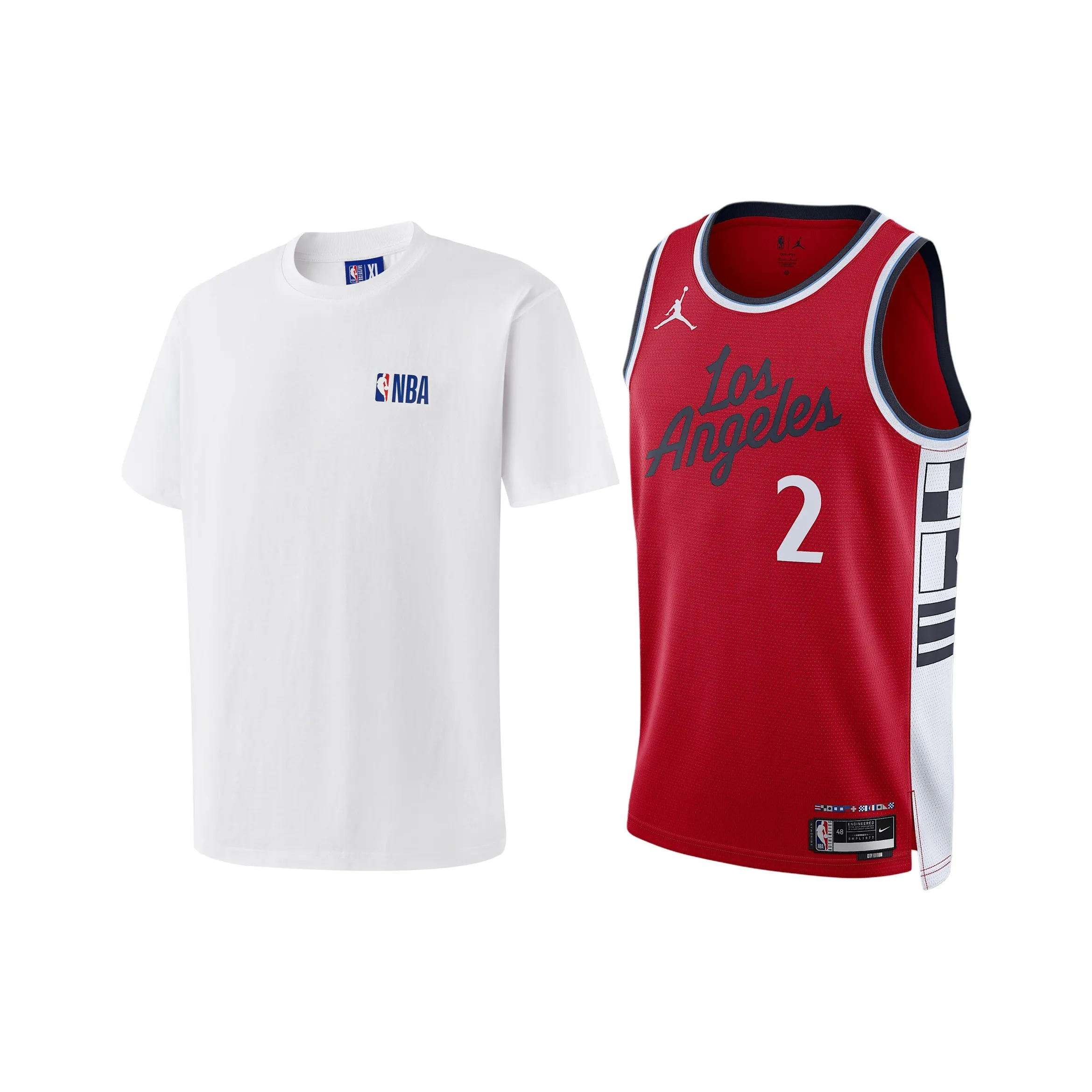 NBA x Jordan Los Angeles Clippers Повседневная Спортивная Одежда Унисекс