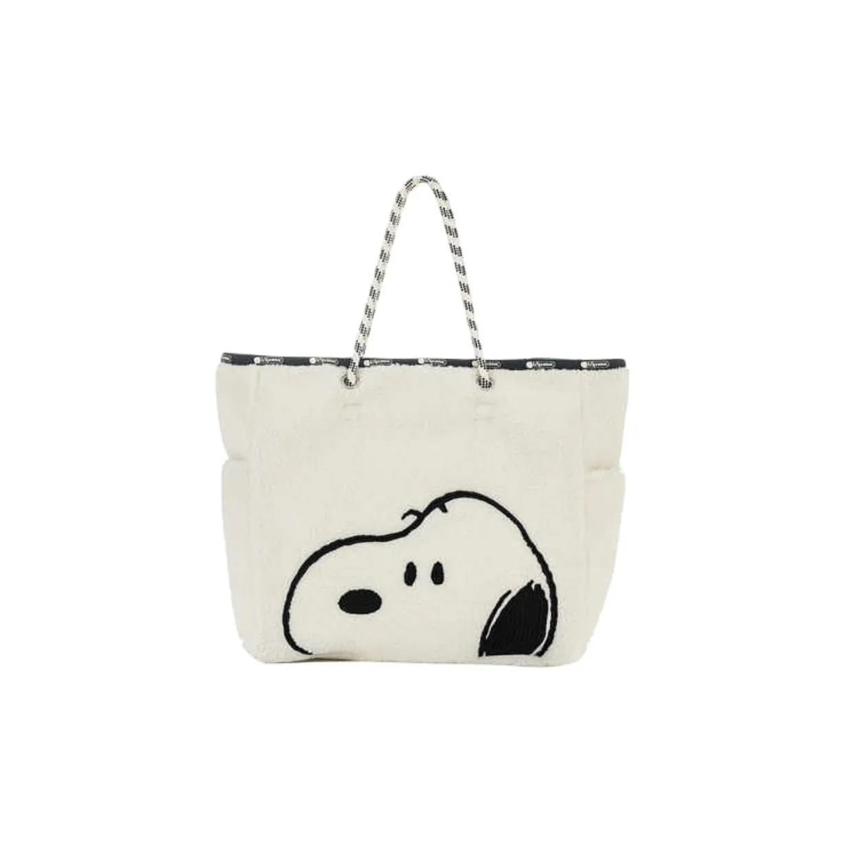 LeSportsac Ткань Сумка Большая Унисекс Белая