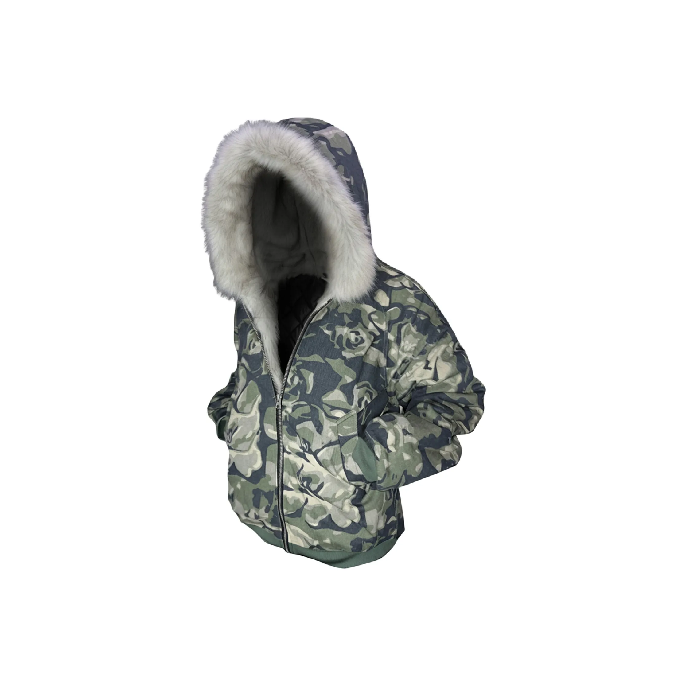 PISYPOX Army Green Unisex Пуховики